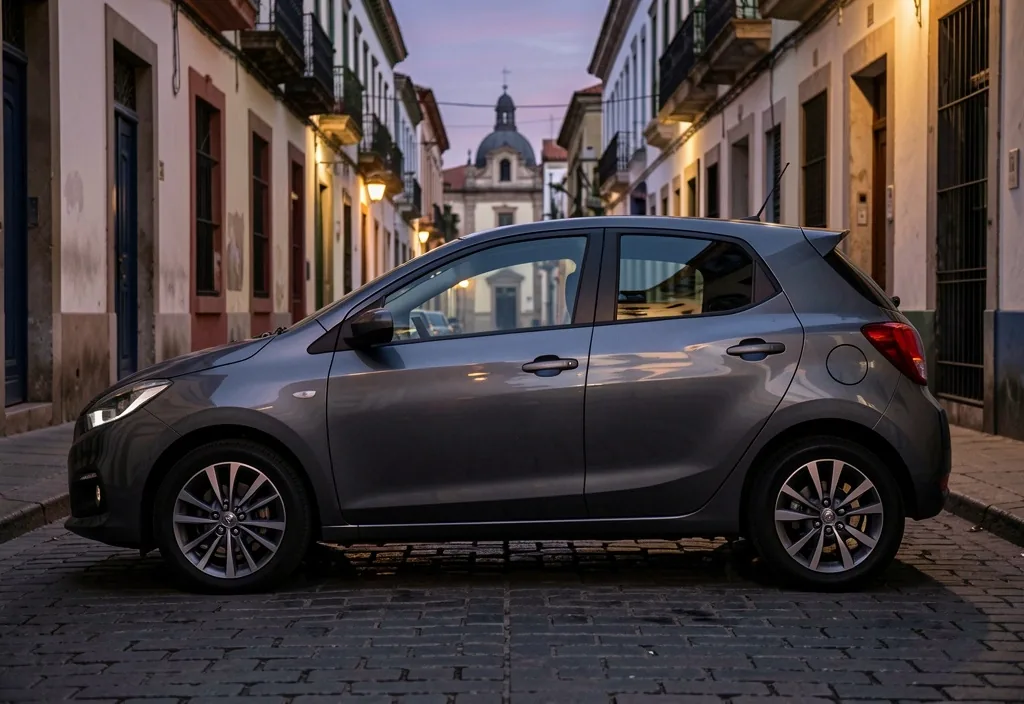 Auto compacto de la flota Zelionravis